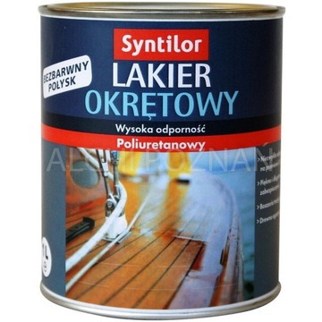 Lakier okrętowy do drewna 1L SYNTILOR Bezbarwny