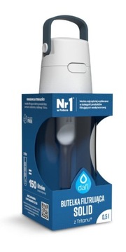 Бутылка-фильтр для воды Dafi SOLID blue 0,5л