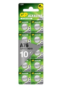 10x Bateria alkaliczna GP SUPER AG13 A76 LR44 1,5V