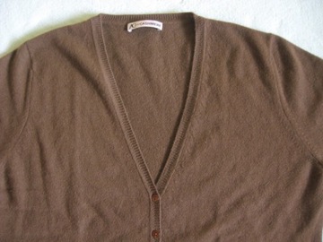 AC DELUXE cashmere 100% kaszmir kardigan XL 44