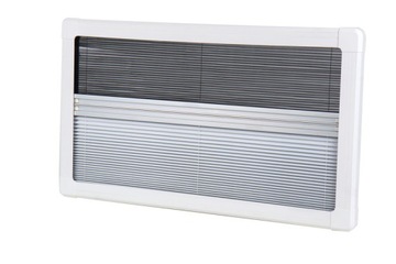 ROLETA WEWNĘTRZNA Z RAMĄ I MOSKITIERĄ DO OKIEN RW VAN 750x455 mm CARBEST