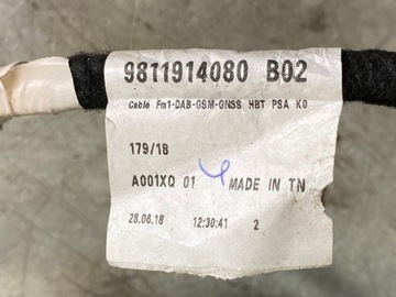 ПРОВОДКА НАВИГАЦИОННОЙ РАДИАНТЕННЫ PEUGEOT EXPERT III TRAVELER SET