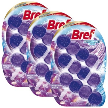 Bref Brilliant Zawieszka WC Magiczna Bryza 42g x9