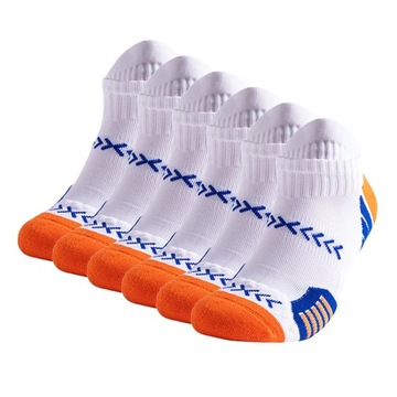 6 Pairs Summer Men and Women Colorful Quick-drying Running Sports Socks