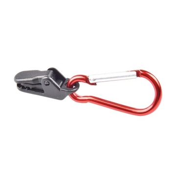 12 зажимов для брезента с ветрозащитной ручкой и карабином