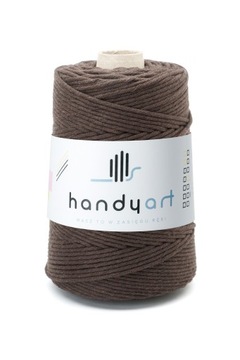 Sznurek do makramy bawełniany chocolate 5mm 100m