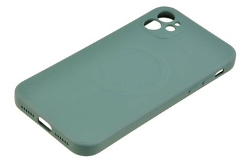 Etui case guma plecki Mercury Goospery MagSafe do Apple iPhone 11 zielony
