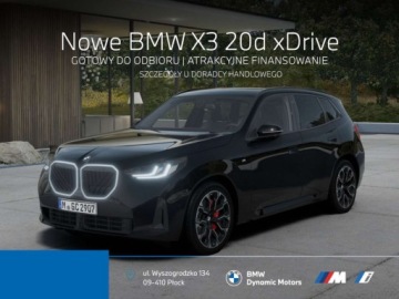 BMW X3 G45 2025 BMW X3 20d xDrive 197 KM mHEV - Gotowy do Odbioru - M Pro - Panorama 2.0