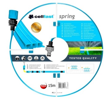 WĄŻ SPRING 15 m ZRASZAJĄCY LINIA POCĄCY CELLFAST