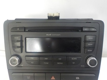A3 II 8P KONZOLA STŘEDNÍ  RÁDIO KOŠ PANEL 2 DIN