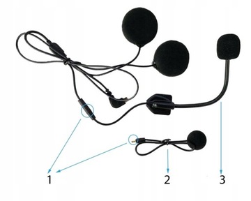Interkom Bluetooth MaxTo M2C DO 6 KASKÓW LCD