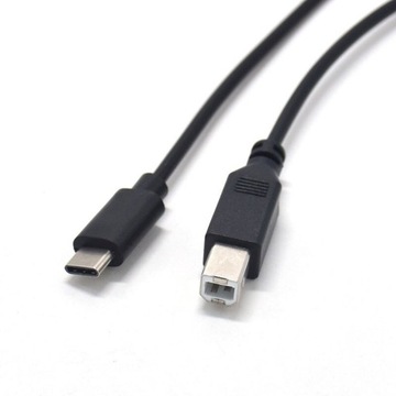 Kabel USB 3.1 USB-C typ C do drukarki AM - BM 1M