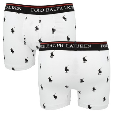 Bokserki męskie majtki białe POLO RALPH LAUREN rozmiar XL