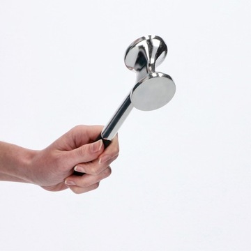 МЯСНЫЙ ПЕСТЛЕР ДВУХСТОРОННИЙ МЕТАЛЛИЧЕСКИЙ МЯСОРУБКА ТВЕРДЫЙ