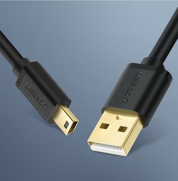 UЗЕЛЕНЫЙ КАБЕЛЬ USB - КАБЕЛЬ MINI USB 480 МБ/С 3 М ЗАРЯДКА / ПЕРЕДАЧА ДАННЫХ