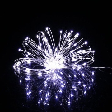 20 СВЕТОДИОДНЫХ ПРОВОДОВ ЕЛОЧНЫЕ ОГНИ, ХОЛОДНЫЙ БЕЛЫЙ, МИКРО БАТАРЕИ