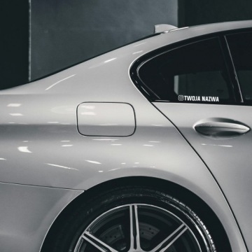 Наклейка INSTAGRAM с собственным текстовым именем учетной записи на окно автомобиля, 15 см, ТВЕРДАЯ