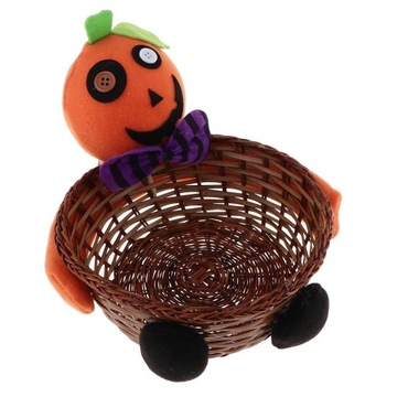 Хэллоуин украшения дома подарок конфеты корзина сладостей вечеринка оранжевый