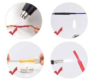 ИЗОЛИРОВАННЫЕ РАЗЪЕМЫ для автомобильных кабелей, НАБОР XL, термоусадочные трубки