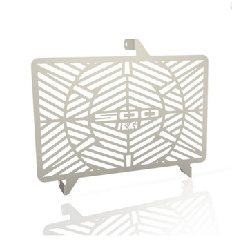 OSŁONA CHŁODNICY RG RACING (SILVER STAINLESS), HON