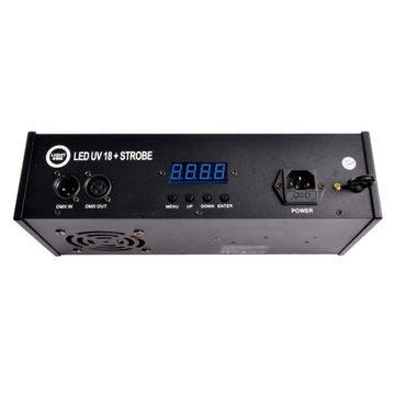 LIGHT4ME LED UV 18x3W прожектор + стробоскоп DMX