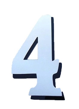 Цифра Номер дома 3D здание Адресная табличка