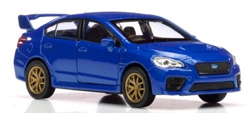 WELLY SUBARU IMPREZA WRX STi 1:34 НОВАЯ МЕТАЛЛИЧЕСКАЯ МОДЕЛЬ