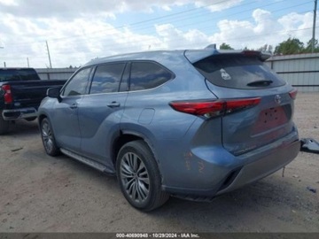 Toyota Highlander III 2021 Toyota Highlander 2021r., Platinium, od ubezpieczalni 3.5 Benzyna 295KM, zdjęcie 4