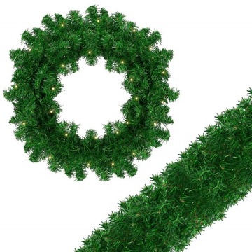 ЕЛОЧНАЯ ГИРЛЯНДИЯ 3м РОЖДЕСТВЕНСКАЯ ИСКУССТВЕННАЯ ЦЕПЬ