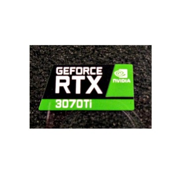 Naklejka nVidia GEFORCE RTX 3070Ti, 24 x 15 mm [535f]