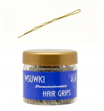 Wsuwki IZA karbowane ZŁOTE 60 cm 500g