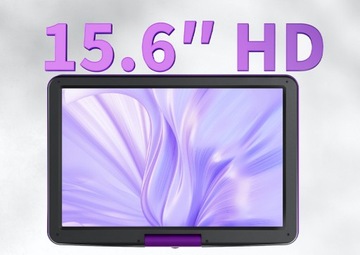 Портативный DVD-плеер с диагональю 17,5 дюйма и аккумулятором емкостью 5000 мАч Экран HD 15,6 дюйма ВИДЕОИГРЫ