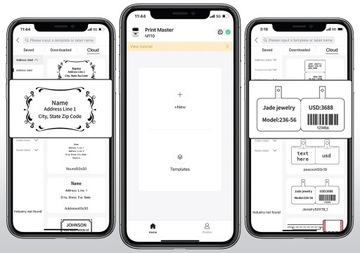 Термопринтер этикеток Phomemo M110 с Bluetooth, Android IOS