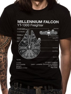Koszulka Star Wars Millenium Falcon Roz. XXL