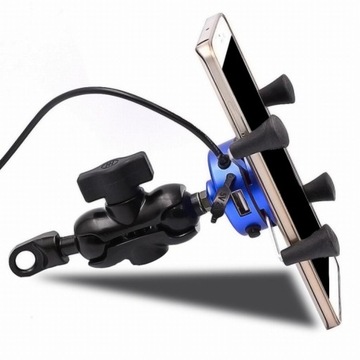 ЗАРЯДНОЕ УСТРОЙСТВО ДЛЯ МОТОЦИКЛА USB 2A X РУЧКА