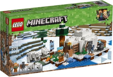 Lego 21142 Minecraft Igloo niedźwiedzia polarnego