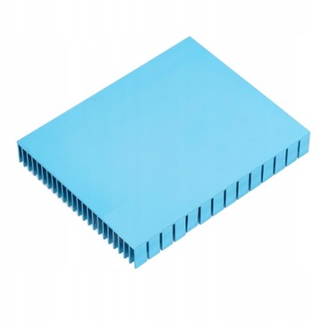 АЛЮМИНИЕВЫЙ РАДИАТОР 150х120х20мм СИНИЙ