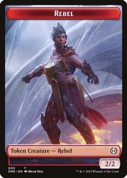 MtG: Rebel Token (Red 2/2) (xONE)