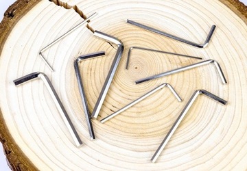 Шестигранные ключи (шестигранники) - набор 7 шт.