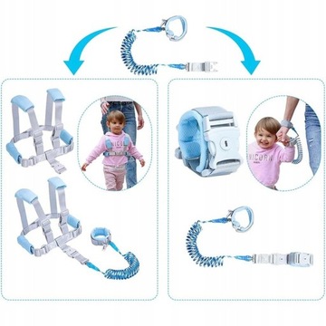 РЕГУЛЯТОР БЕЗОПАСНОСТИ 2 в 1 ПОВОДОК ДЛЯ РУКИ