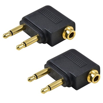 Wtyczka stereo 3,5mm do kanału 3,5mm 2 Sztuki