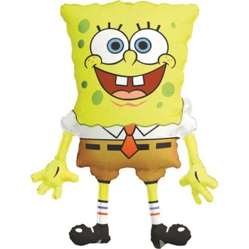 BALON FOLIOWY SPONGEBOB ŻÓŁTY 56 X 71 CM