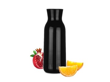 KARAFKA SZKLANA CZARNA 1000ml 1L NA WODĘ, SOK