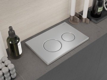 КНОПКА MEXEN FENIX 07 XS ДЛЯ КАРКАСА УНИТАЗА, МАТОВЫЙ ХРОМ