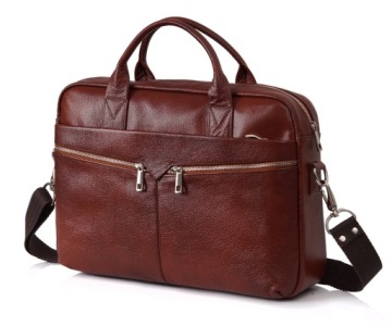 КОЖАНАЯ СУМКА ДЛЯ НОУТБУКА SOLOME STONE CARAMEL