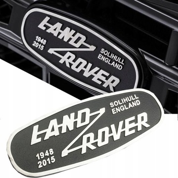 НАКЛЕЙКА-ЗНАЧОК С ЭМБЛЕМОЙ LAND ROVER - РЕШЕТКА - черная
