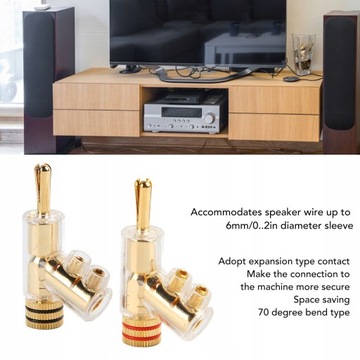 1 пара запирающихся медных штекеров типа «банан»