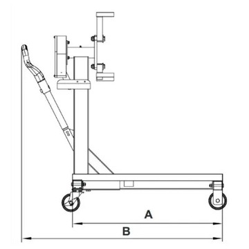Стенд с мотор-редуктором, грузоподъемность 500 кг BAHCO