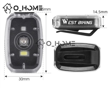 Mini Little Energy Saving Bicycle Light