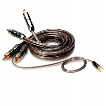 Sinuslive CX-08 ekranowany Cinch przewód RCA 80cm